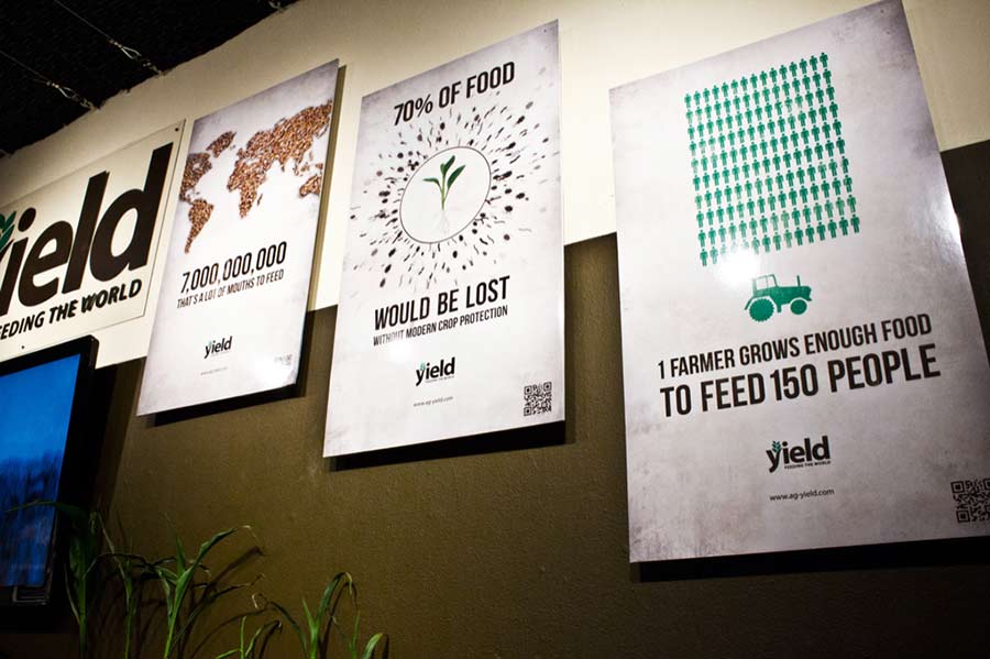 Yield wall posters